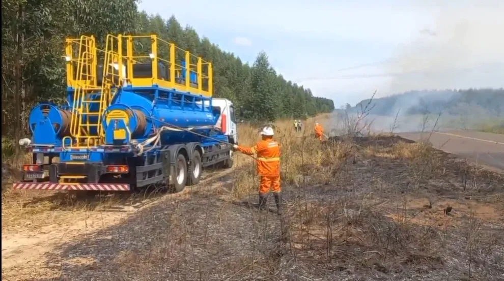 Suzano participa de simulado e reforça preparo no combate a incêndios florestais