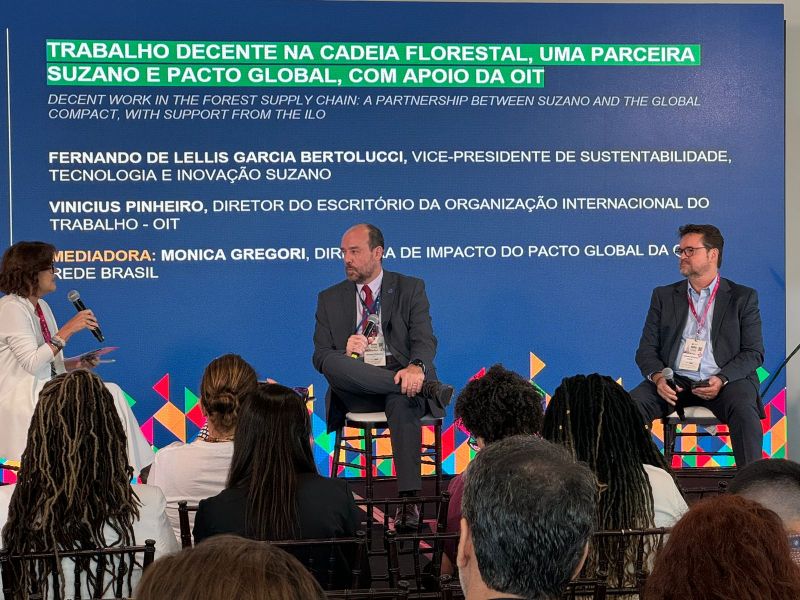 Suzano and ‘Pacto Global’, with the support of the International Labor Organization (ILO), launch an initiative to promote the guarantee of human rights in the forestry sector
