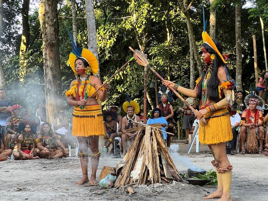 Com apoio da Suzano, indígenas do território Tupinikim e Guarani do Espírito Santo participam de intercâmbio cultural na Bahia
