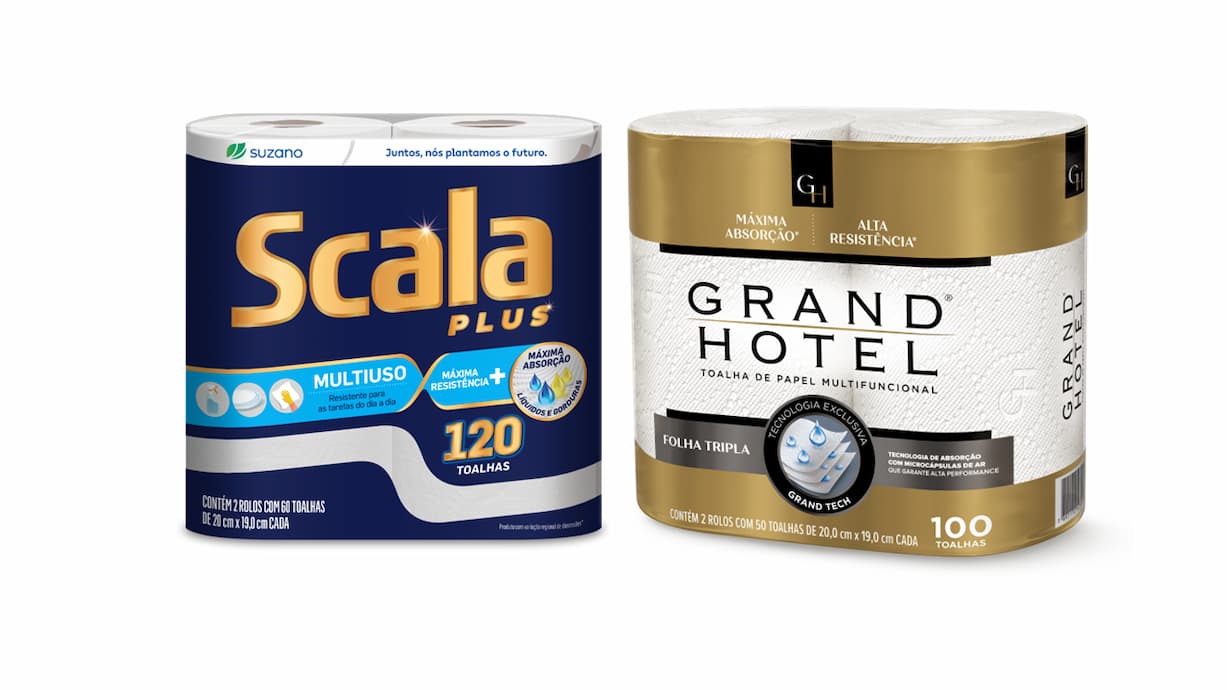 Unidade da �������� em Mogi das Cruzes amplia portfólio com lançamento de papel toalha Grand Hotel e expansão da marca Scala