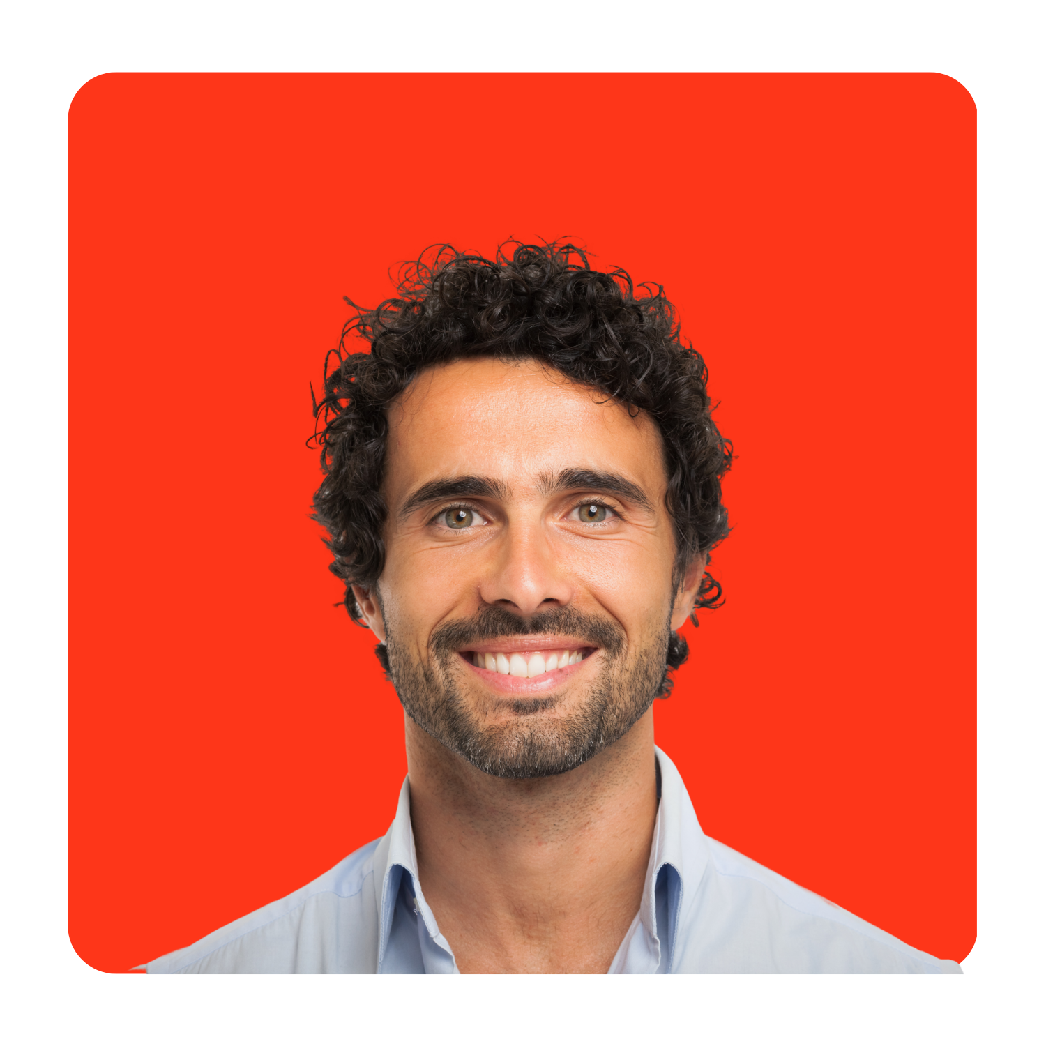 image of person in a tech-focused environment (for a consumer apps)