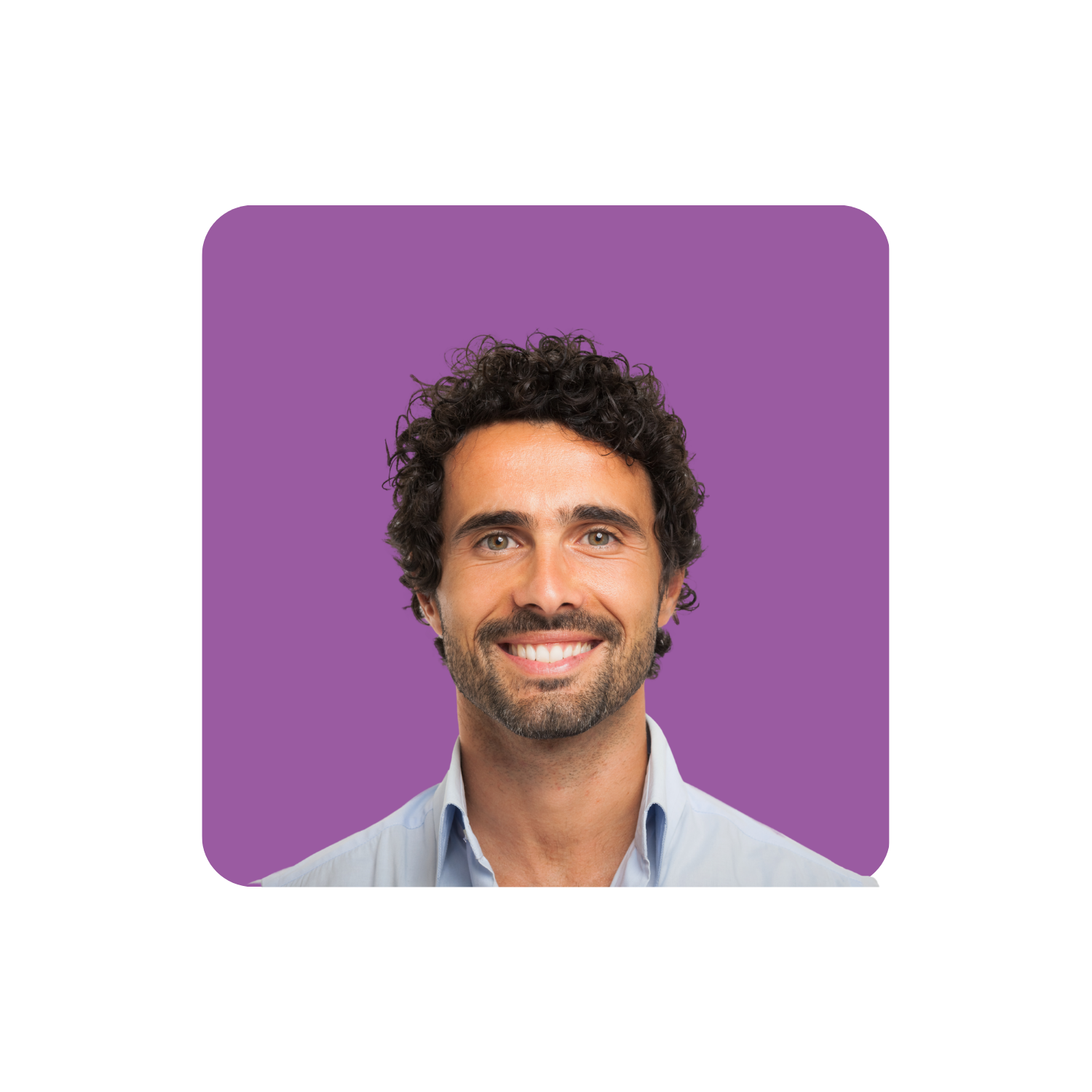 image of person in a tech-focused environment (for a consumer apps)