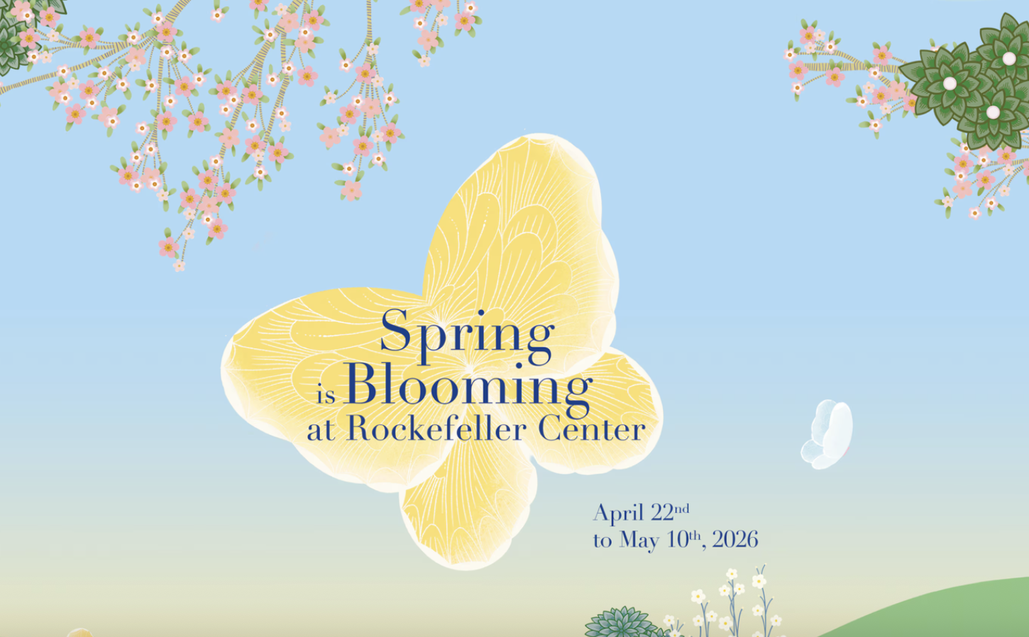 Spring is Blooming at Rockefeller Center with Van Cleef