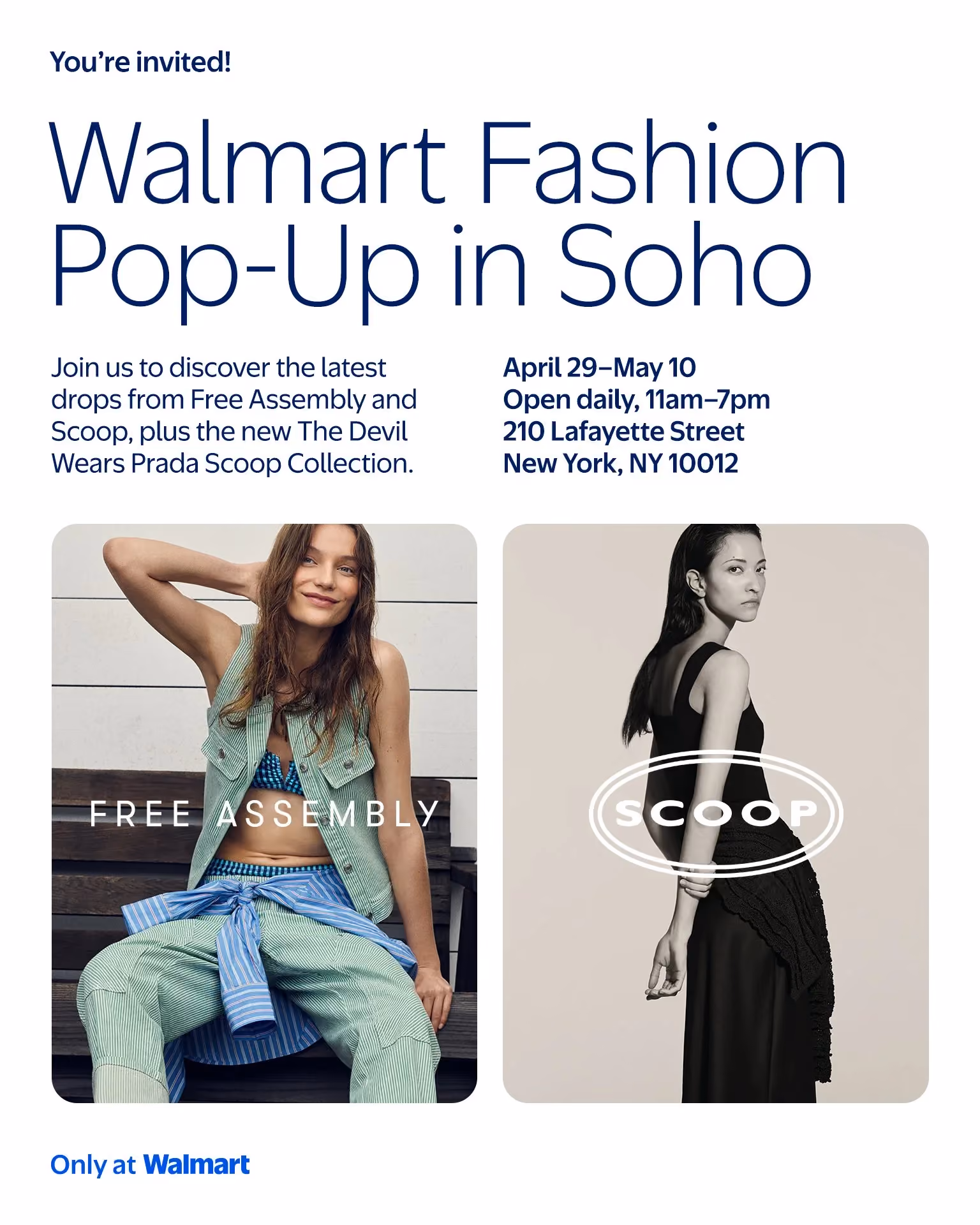 Walmart Fashion Pop-Up