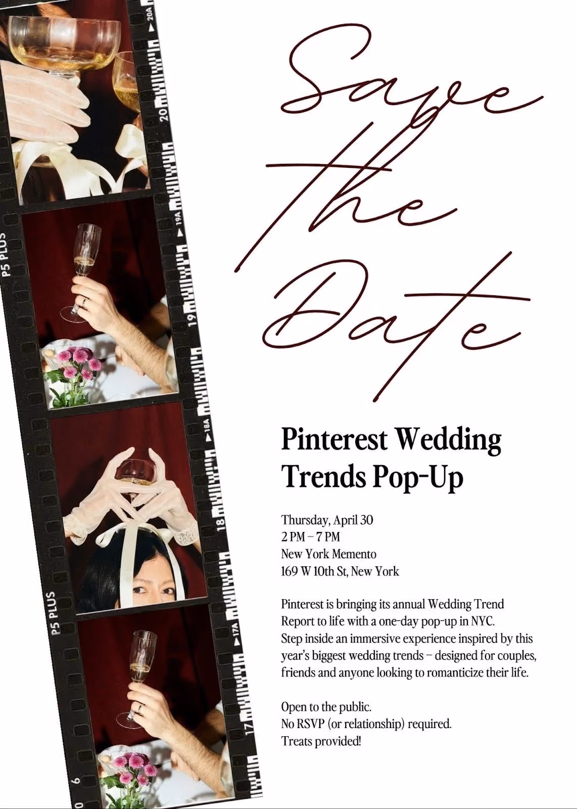 Pinterest Wedding Trends Pop-UP