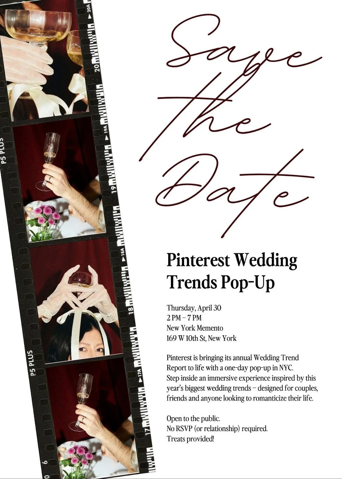 Pinterest Wedding Trends Pop-UP