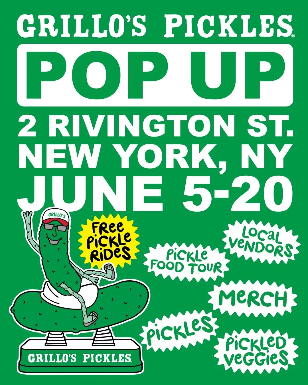 Grillo’s Pickles Pop-Up