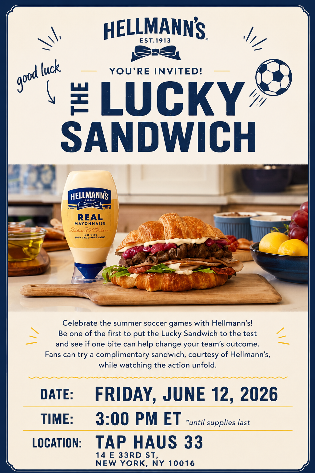 Hellman's - The Lucky Sandwich Pop-Up
