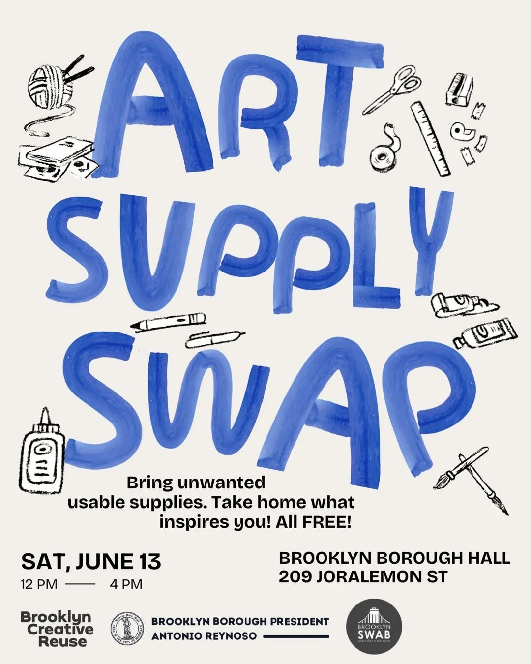 Brooklyn Wide Art Supply Swap