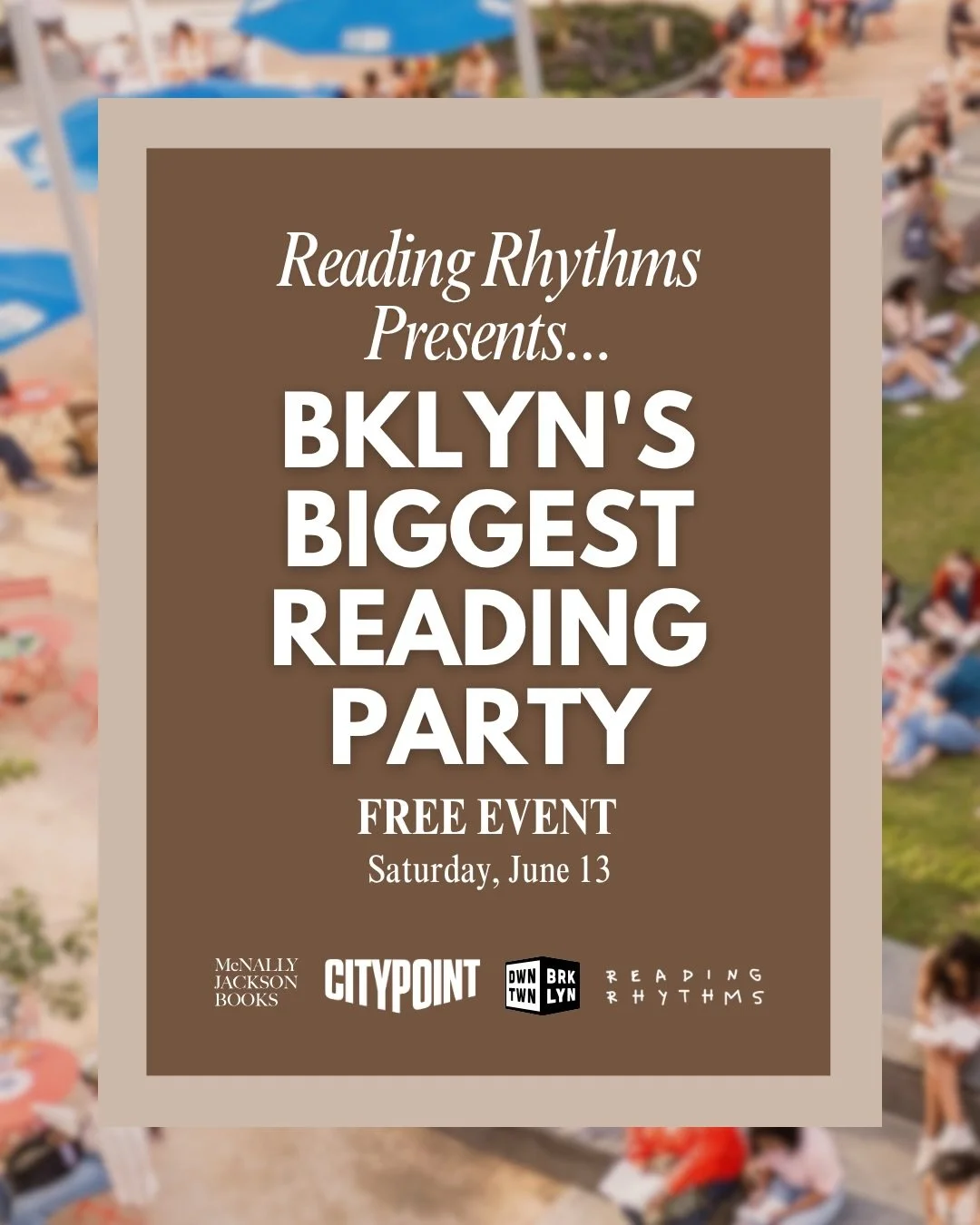 Brooklyn's Biggest Reading Party