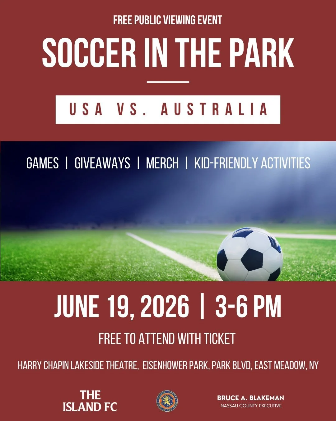 Soccer in the Park at Eisenhower Park