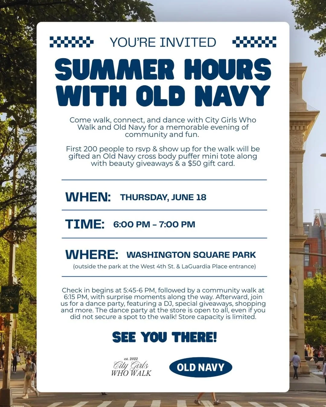 Summer Hours with Old Navy