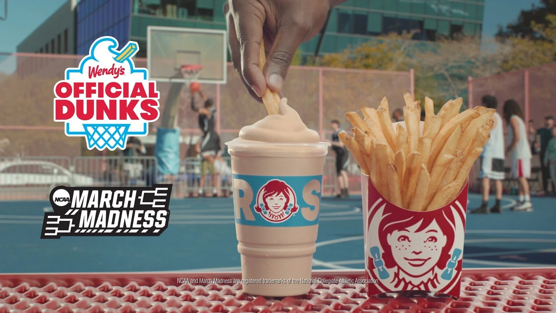 Wendy's March Madness Free Dunk Pairing