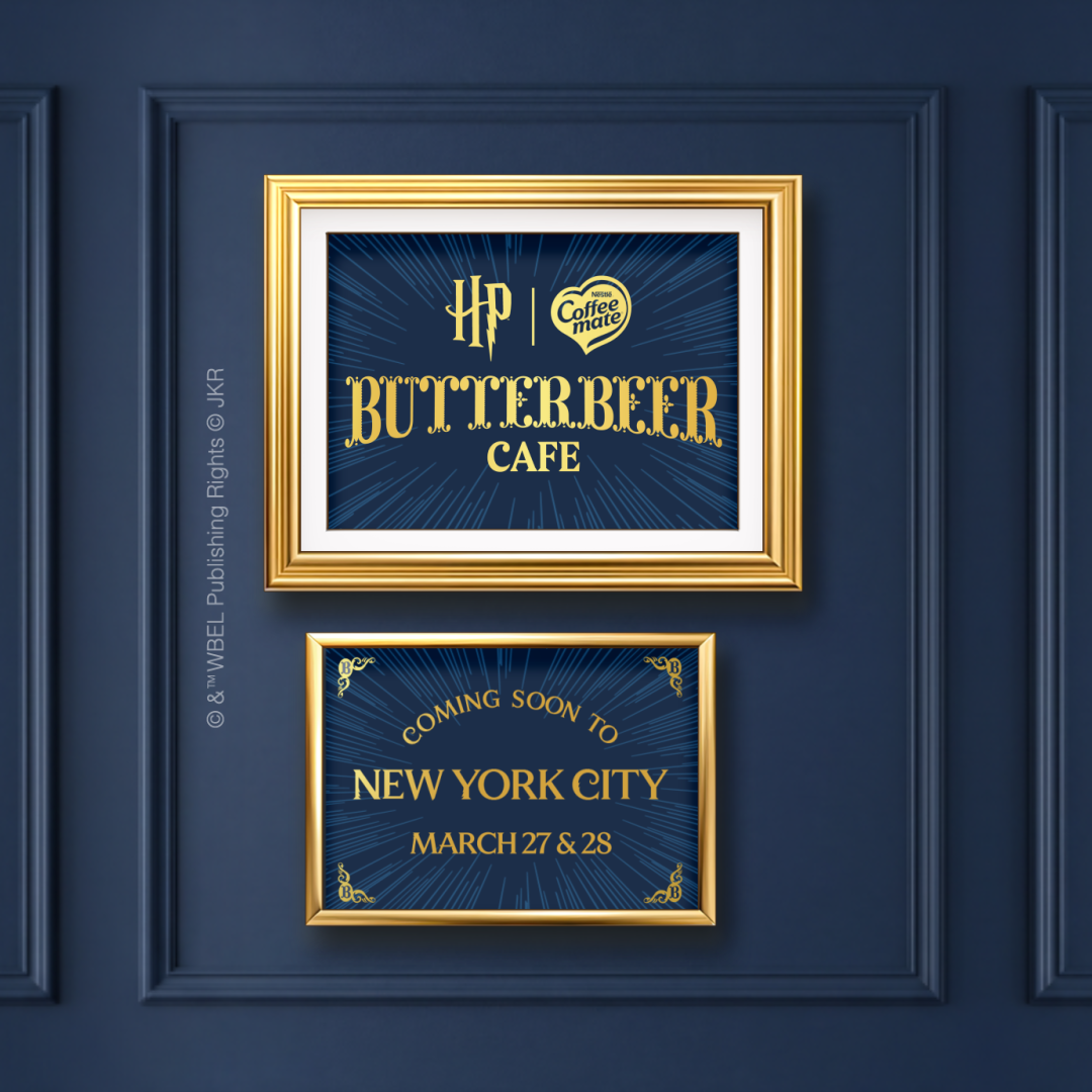 Harry Potter x Coffee mate Butterbeer Cafe