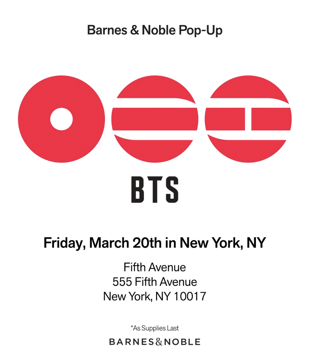 Barnes & Noble BTS Pop-Up