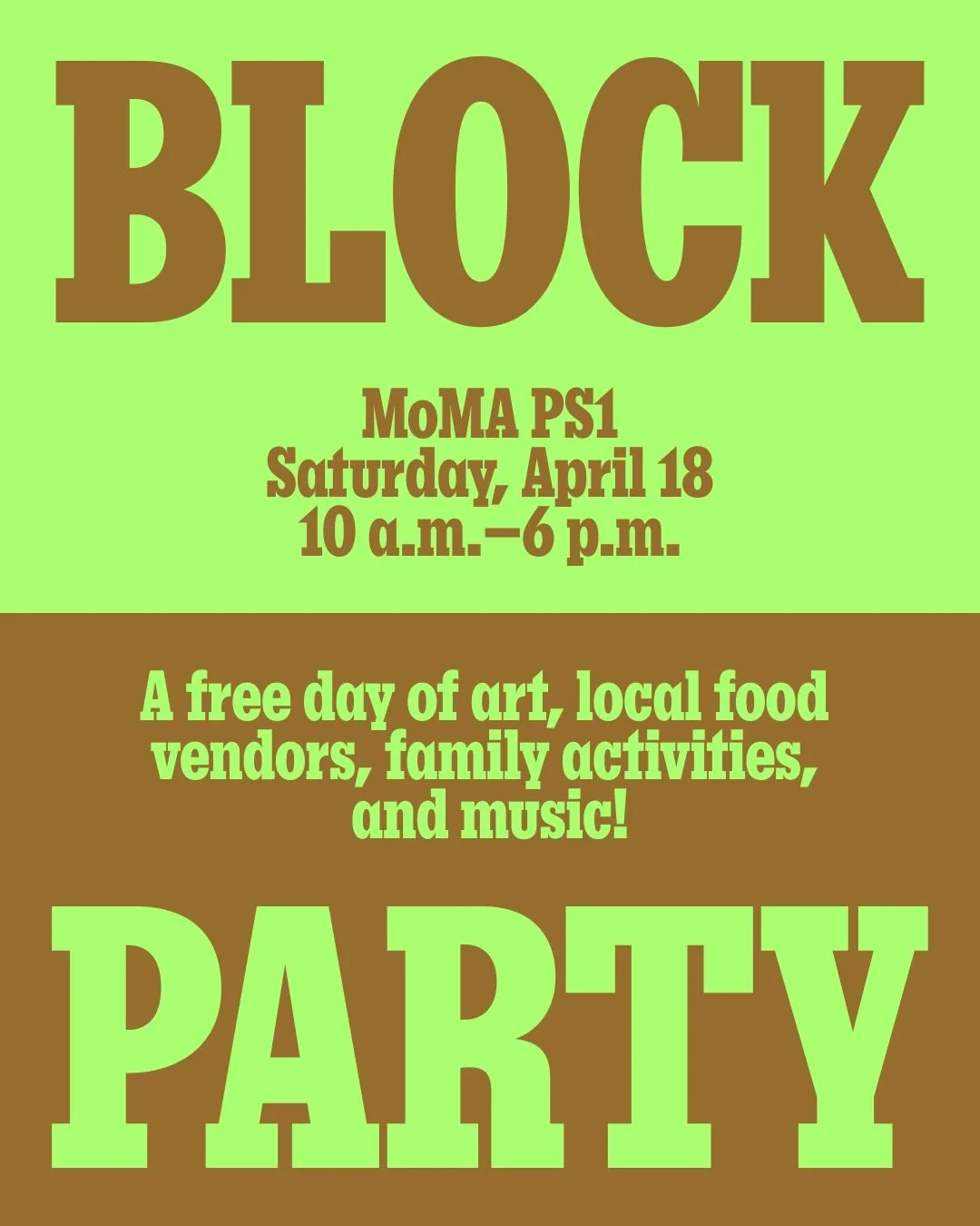 MoMA PS1 50th Anniversary Block Party
