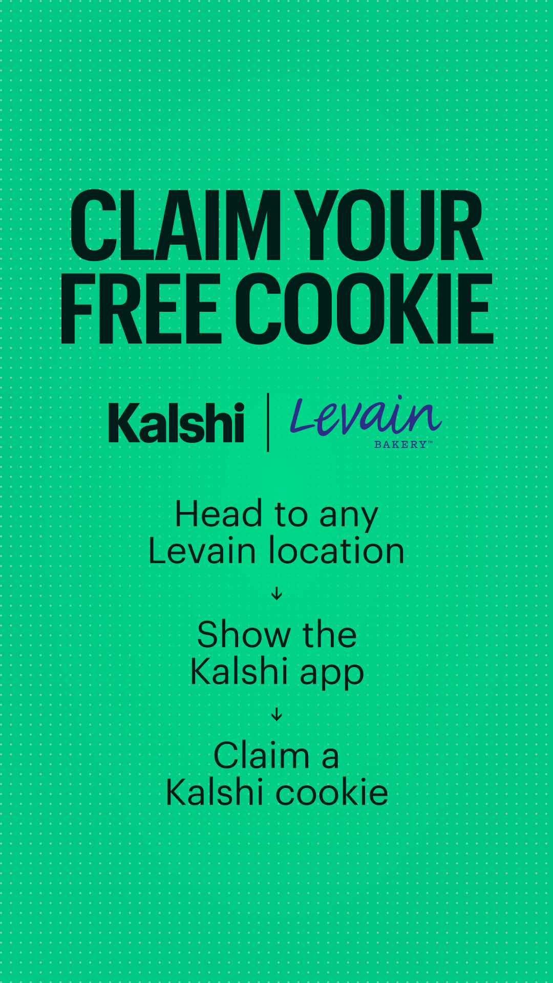 Levain x Kalshi Free Cookies