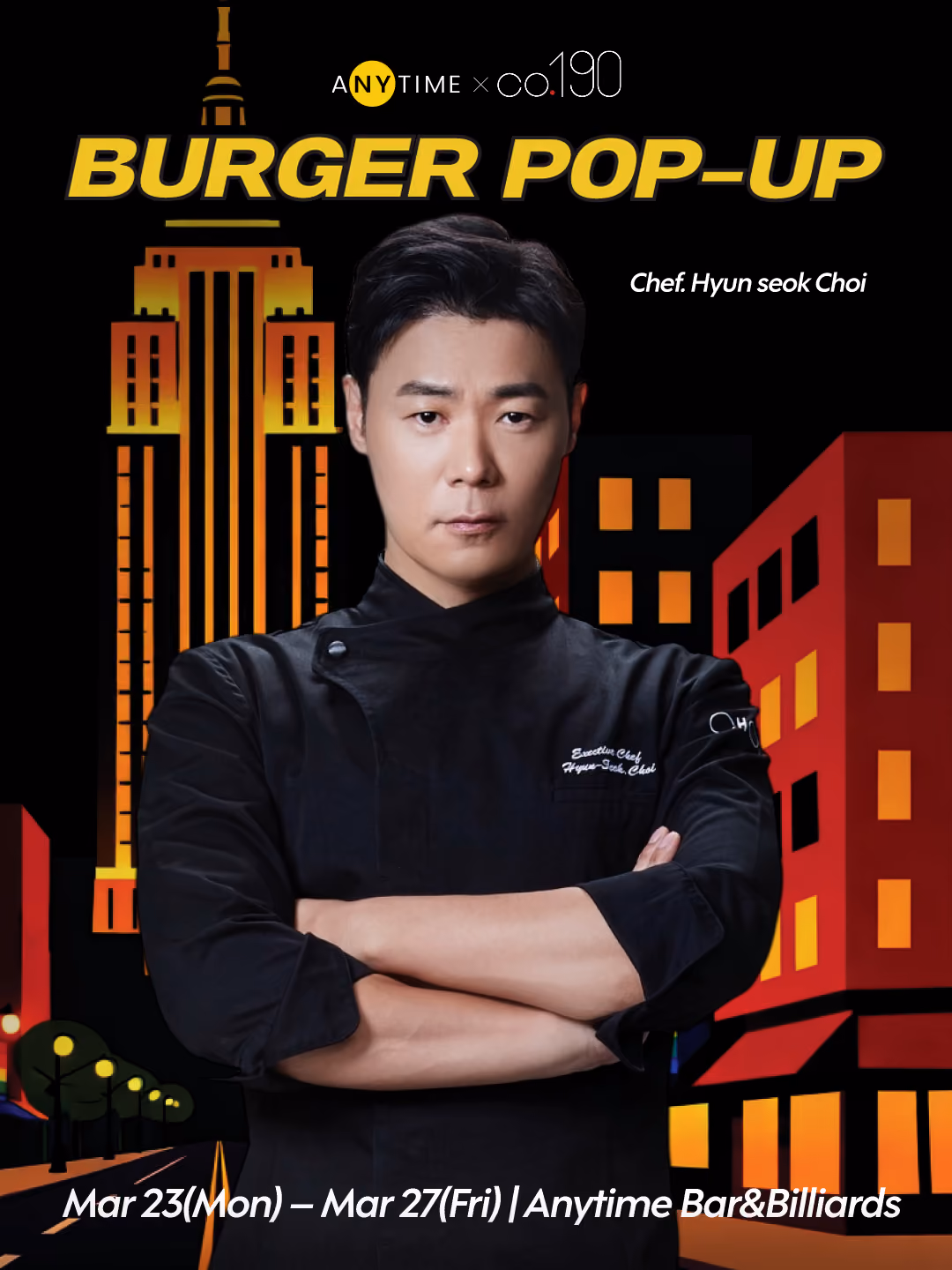 190 × Anytime Burger Pop-Up