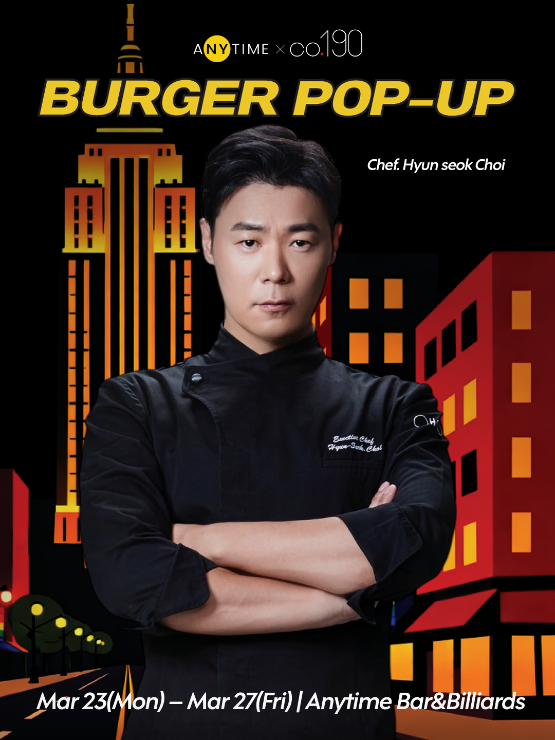 190 × Anytime Burger Pop-Up