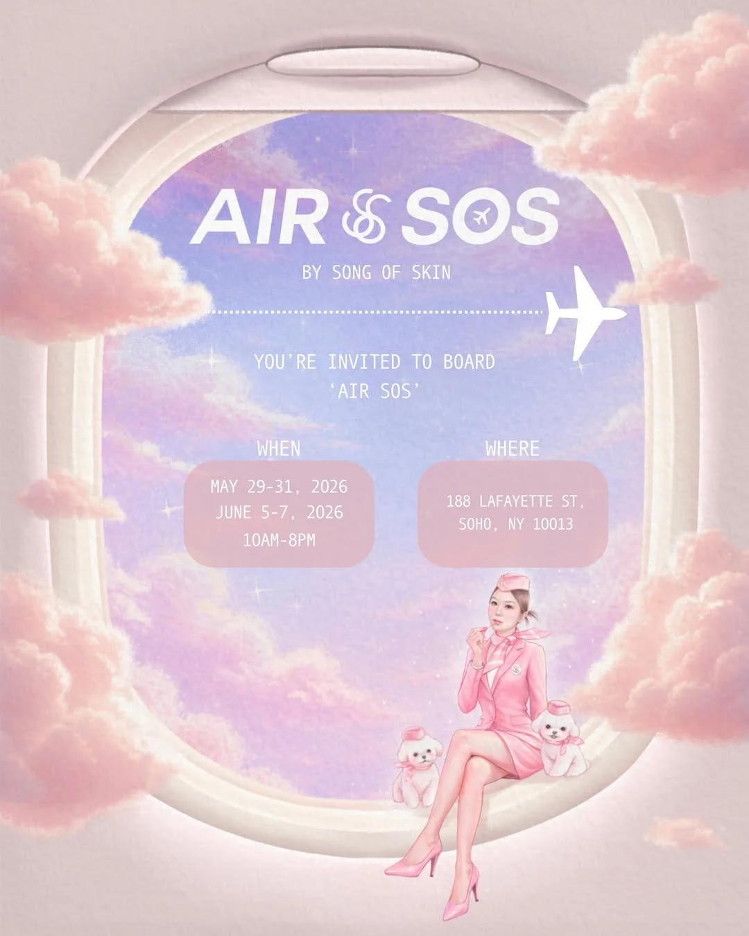 Song of Skin 'SOS AIR' Pop-Up