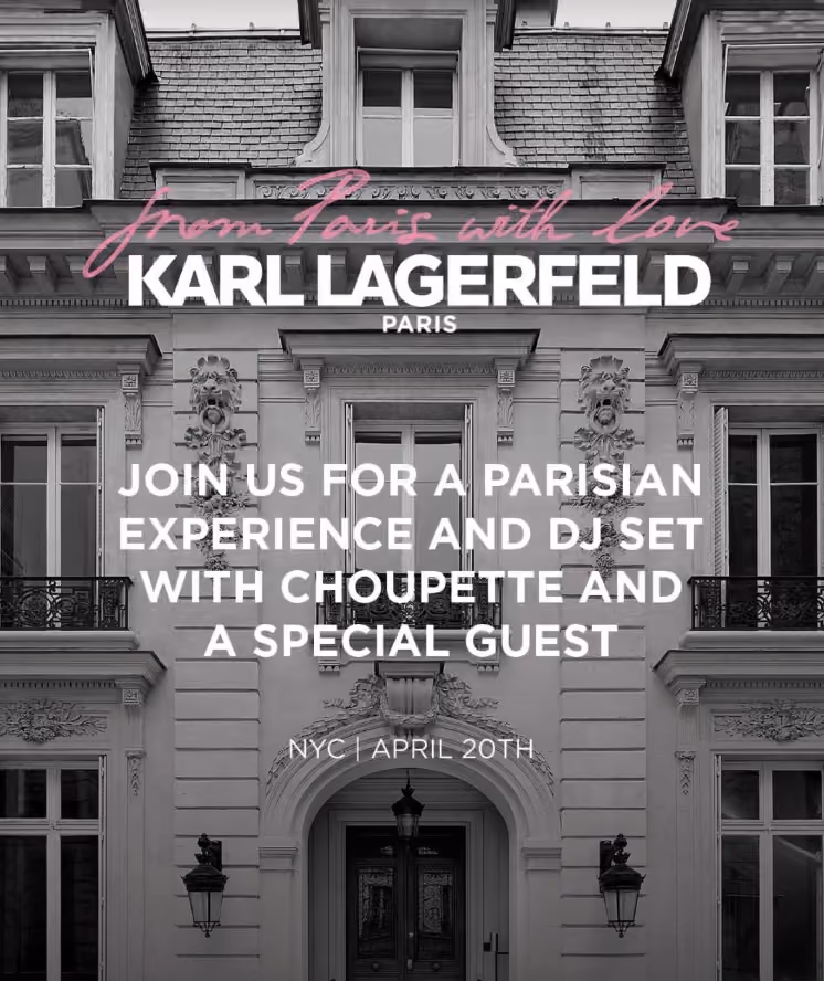 Karl Lagerfeld From Paris, With Love Event