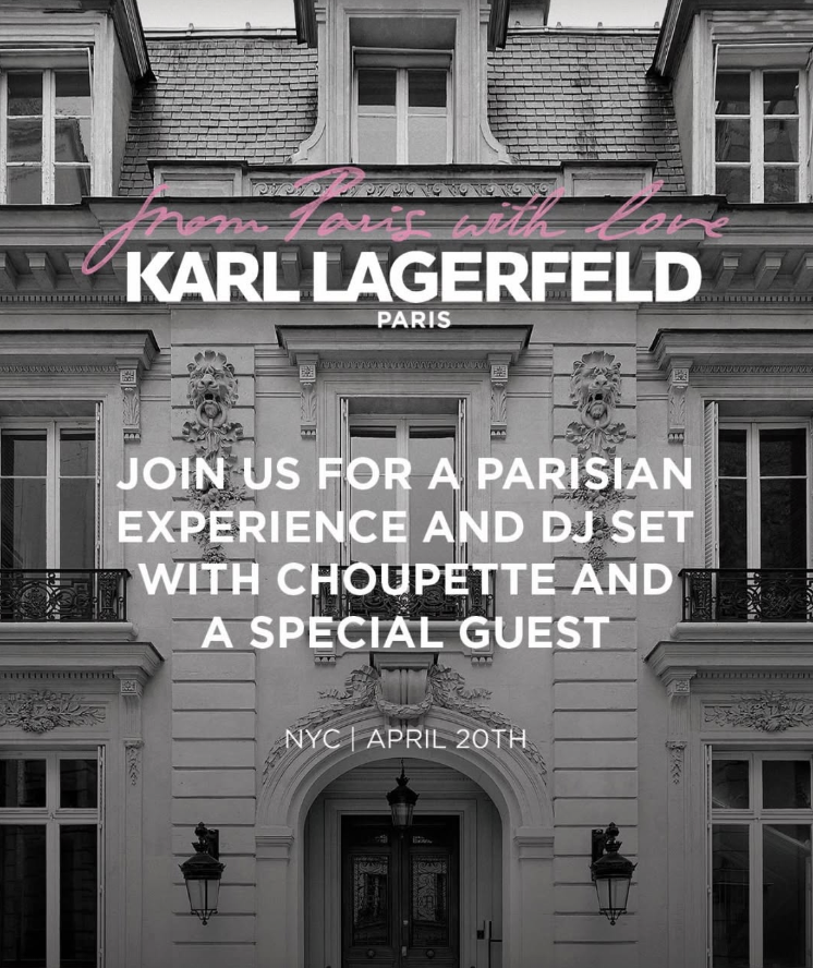 Karl Lagerfeld From Paris, With Love Event