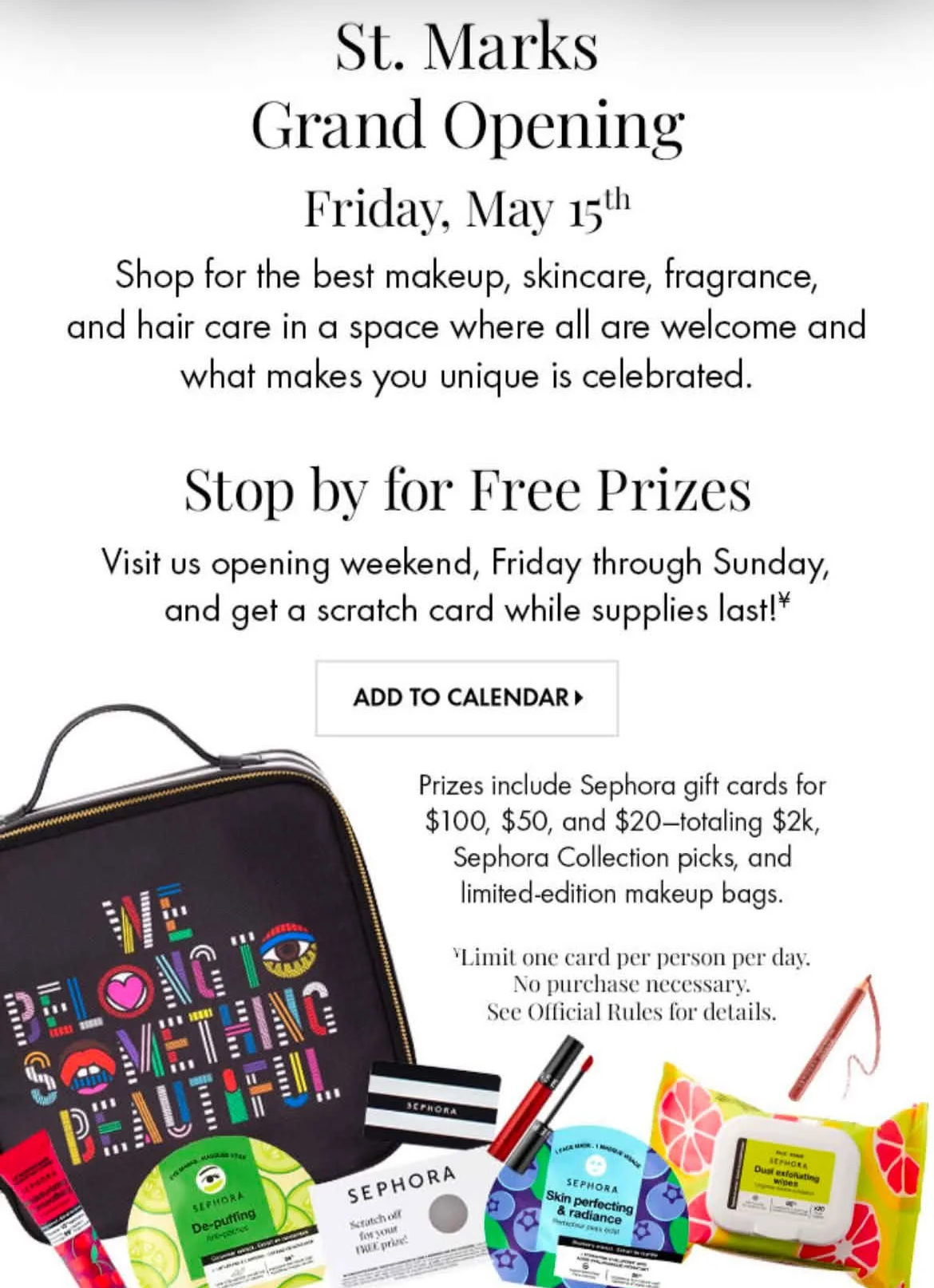 Sephora St. Marks Grand Opening