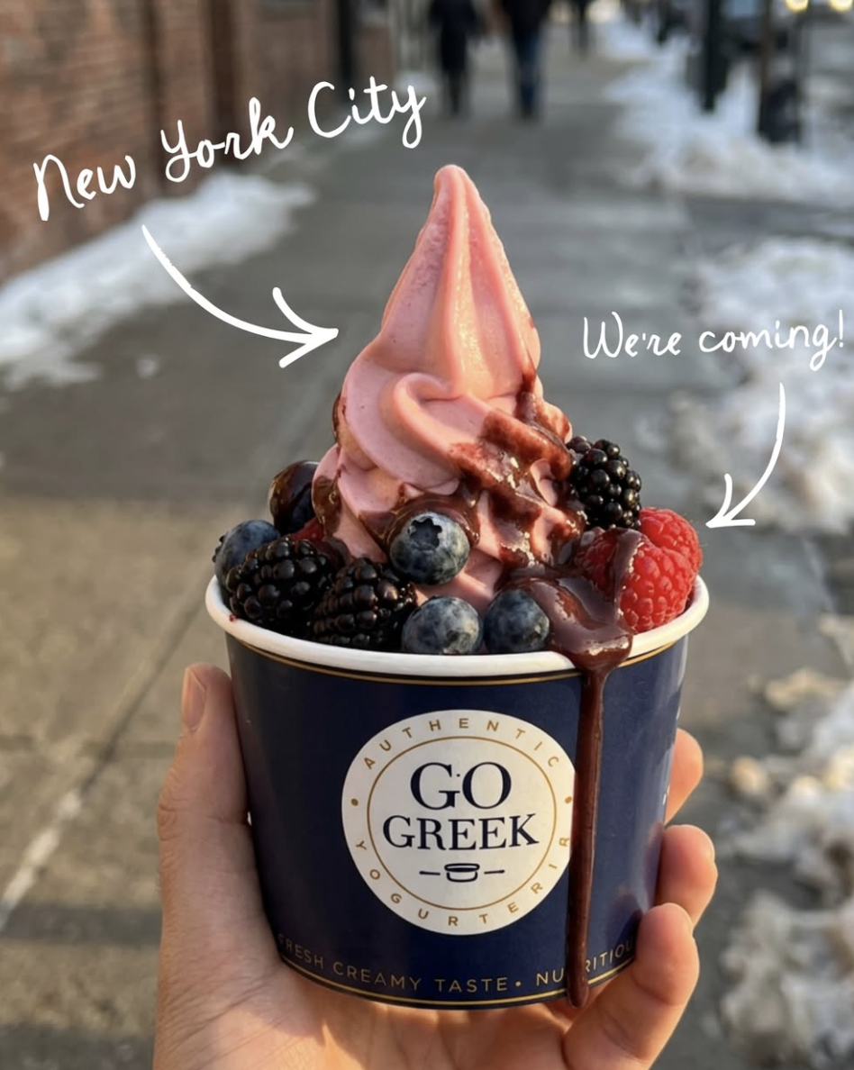 Go Greek Yogurt NYC Grand Opening