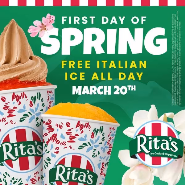 Rita's Italian Ice First Day of Spring