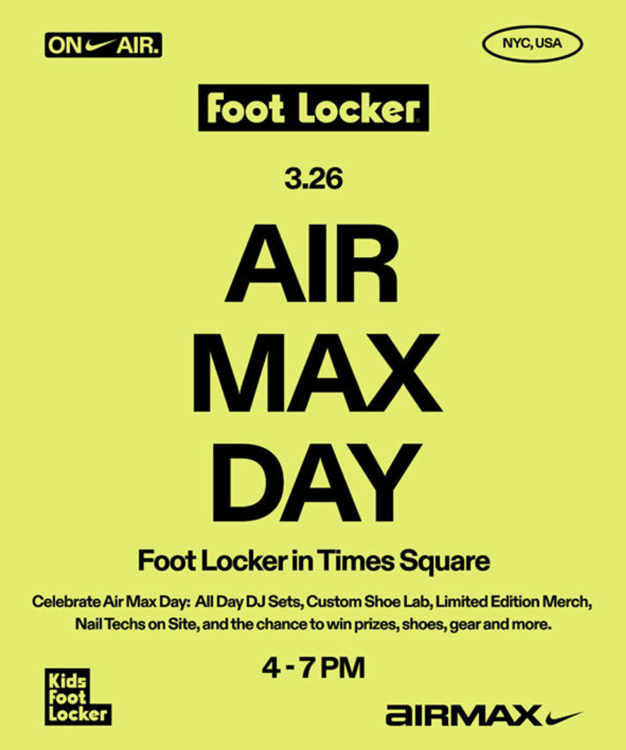Air Max Day with Foot Locker