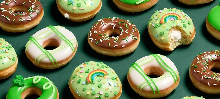 Krispy Kreme St. Patrick's Day Free Green Doughnut