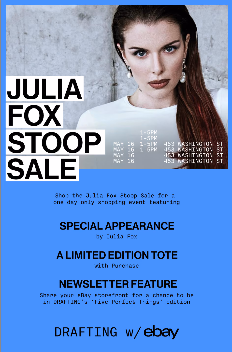 Julia Fox Stoop Sale