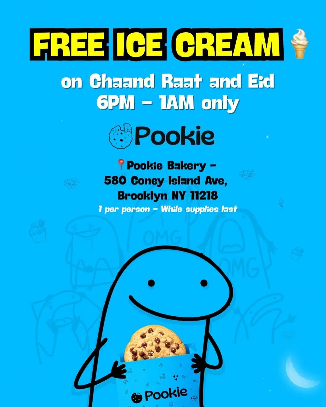 Celebrate Chaand Raat and Eid at Pookie Bakery