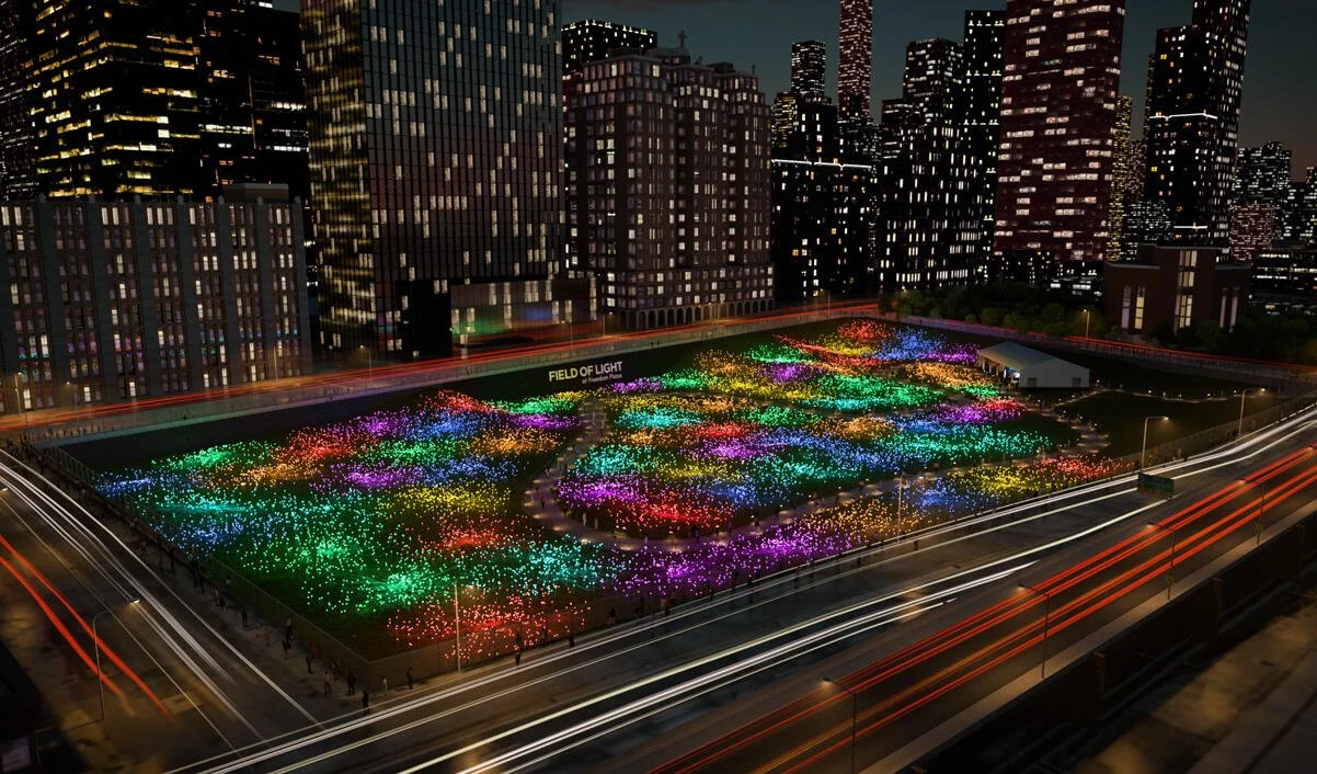 Field of Light at Freedom Plaza