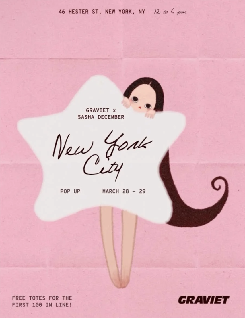 Graviet x Sasha December NYC Pop-Up