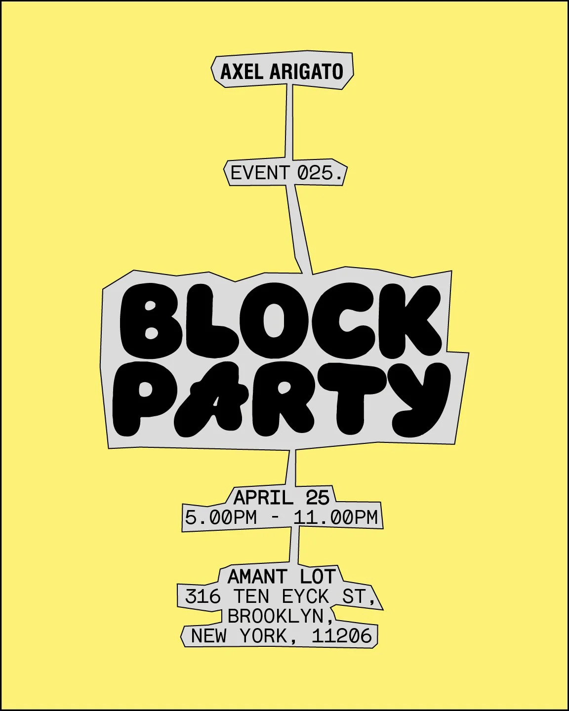Axel Arigato NYC Block Party