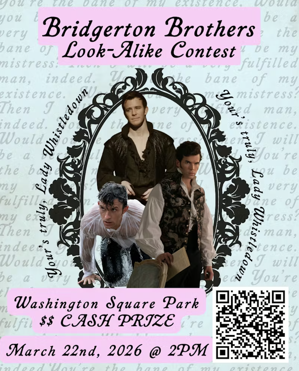 Bridgerton Brothers Look-Alike Contest