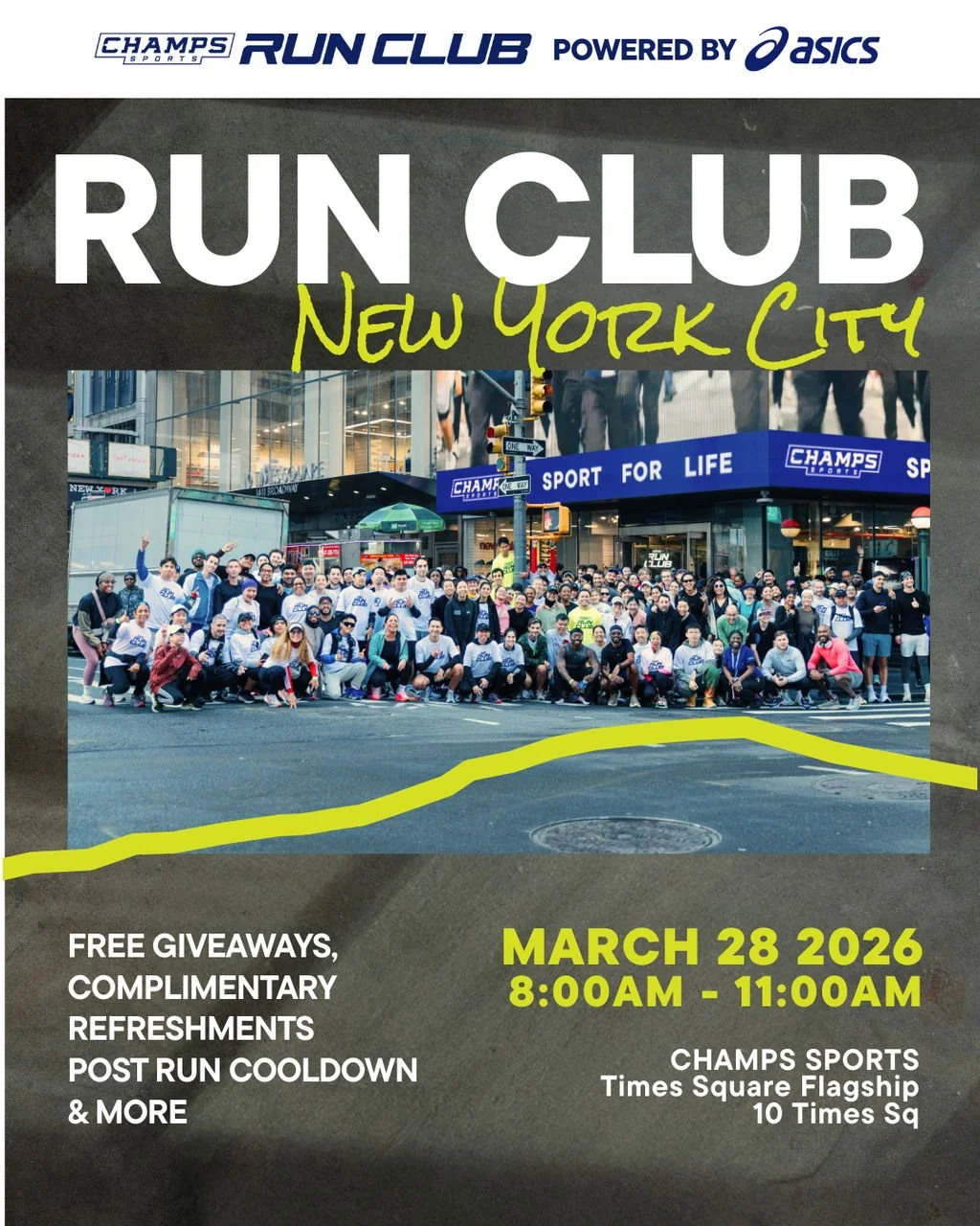 Champs Run Club New York City March 28