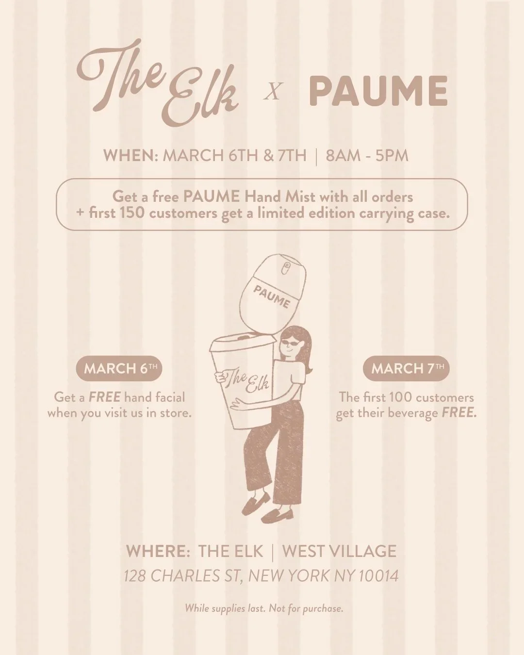 Paume x The Elk Pop-Up