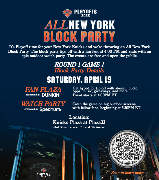 Knicks All New York Block Party
