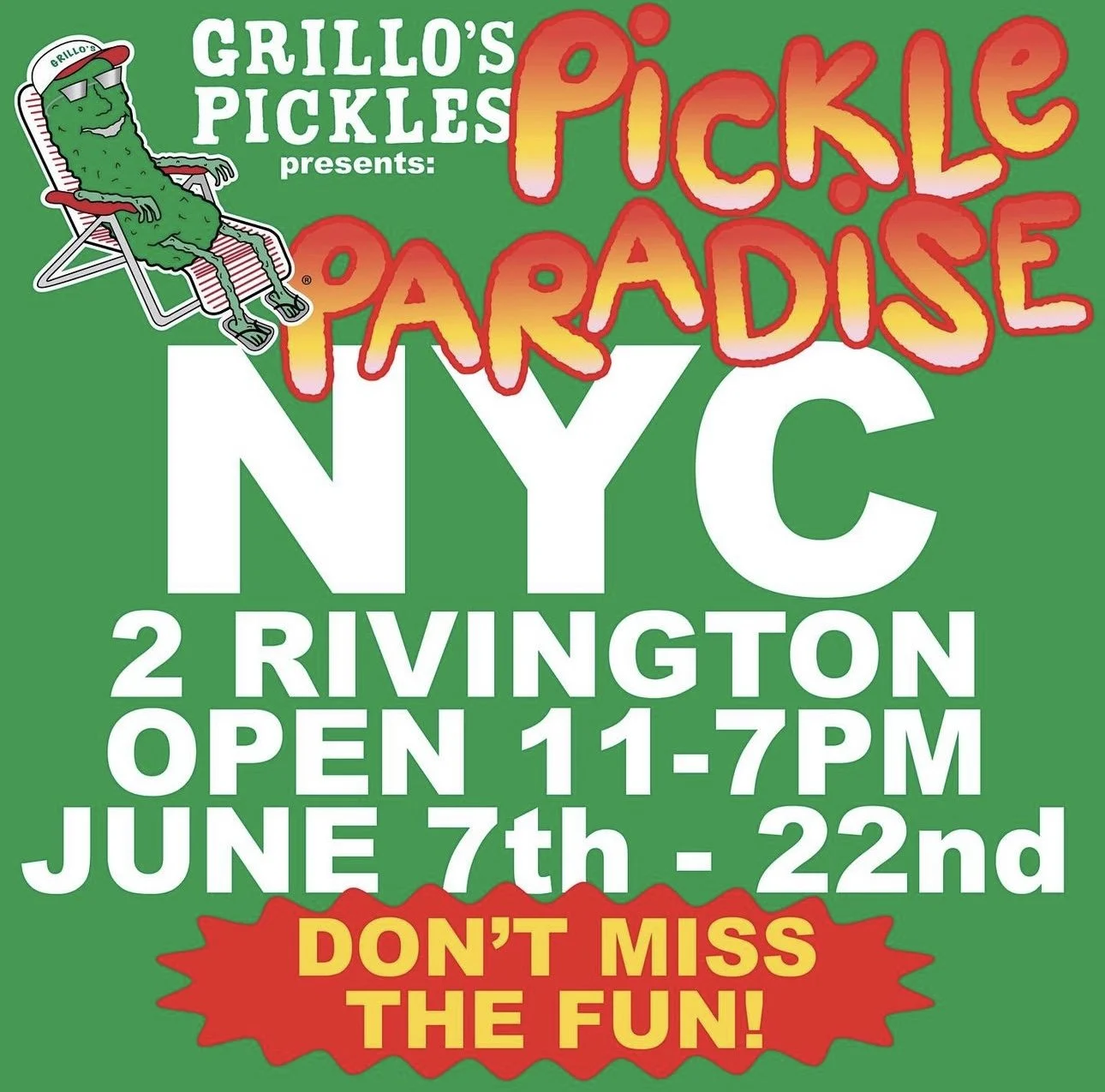 Grillo's Pickles Pickle Paradise
