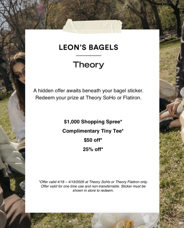 Theory x Leon's Bagels