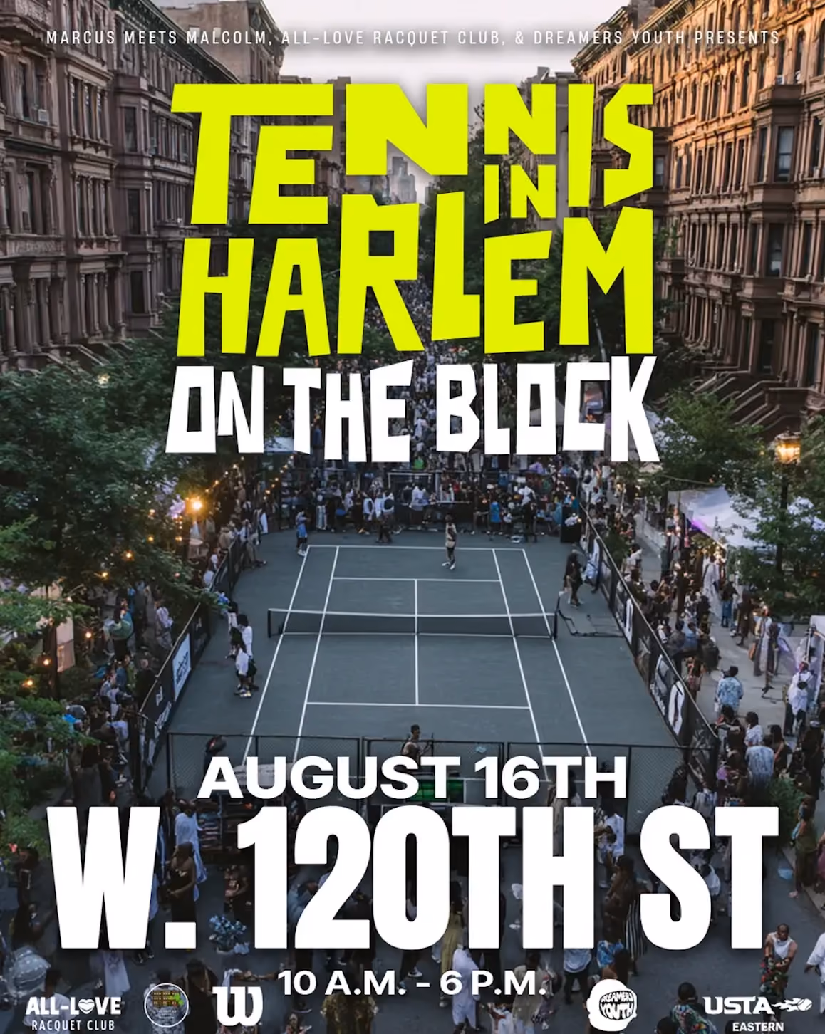 Tennis in Harlem on the Block