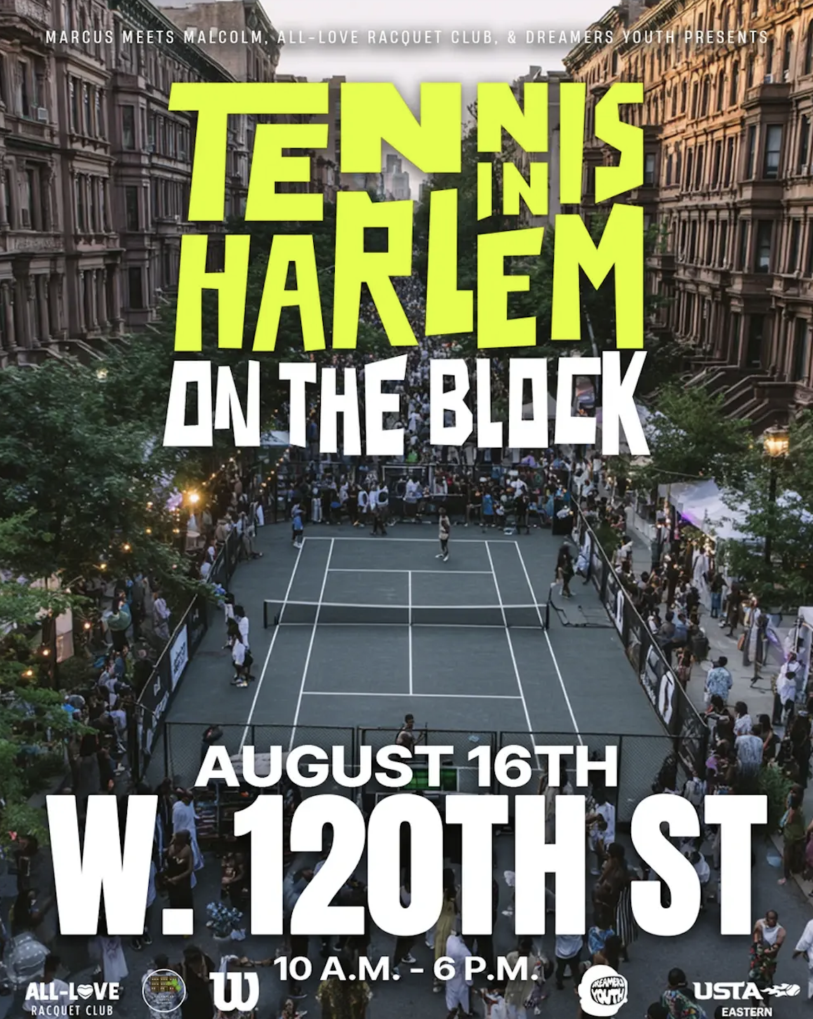 Tennis in Harlem on the Block