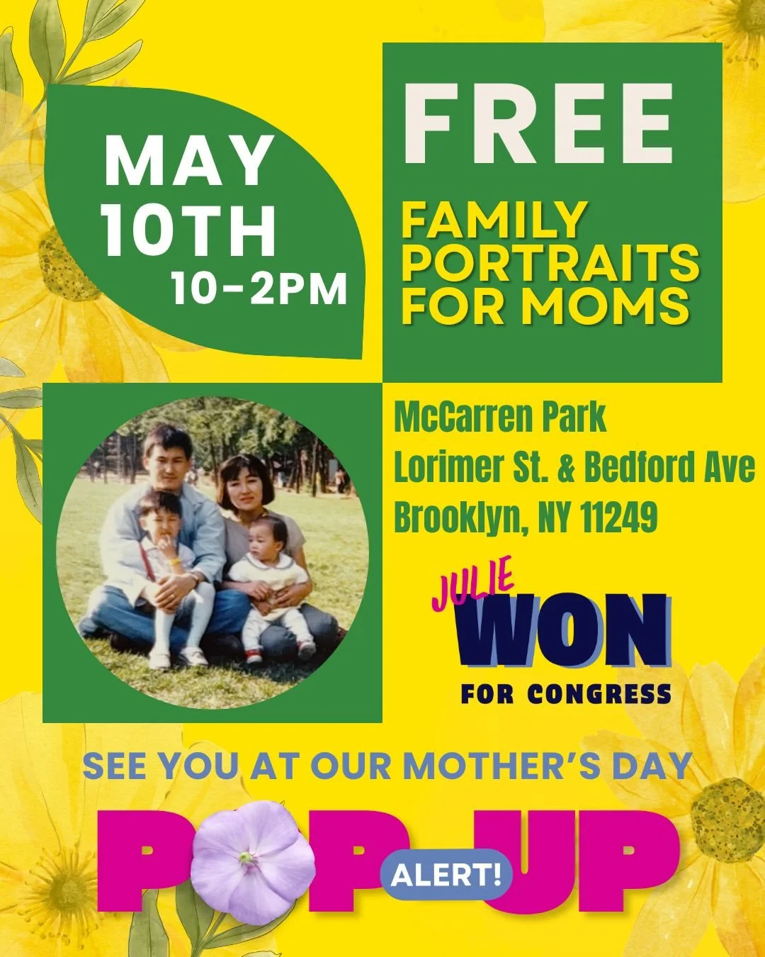Mother's Day Portrait Pop-Up