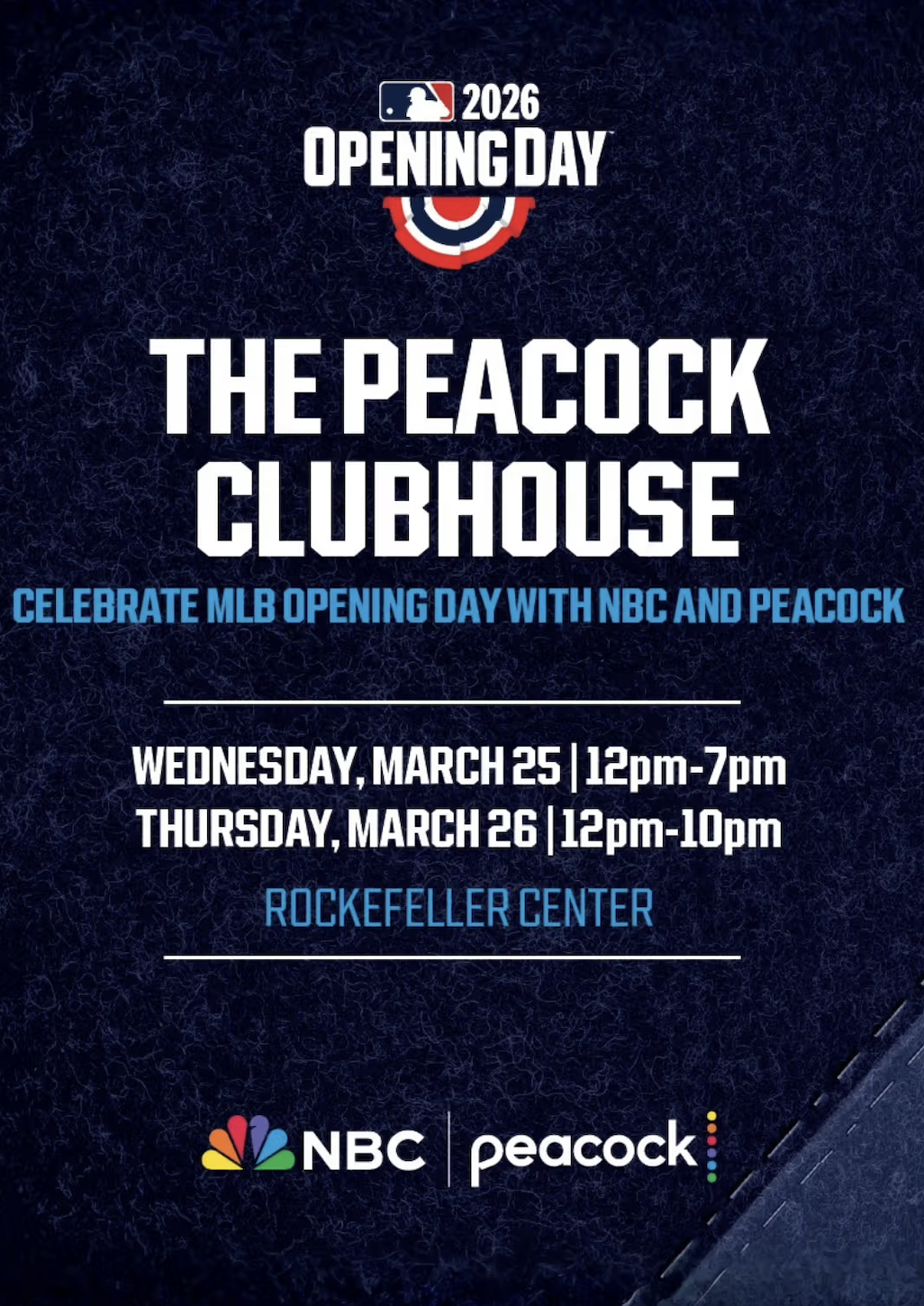 MLB Opening Day: The Peacock Clubhouse