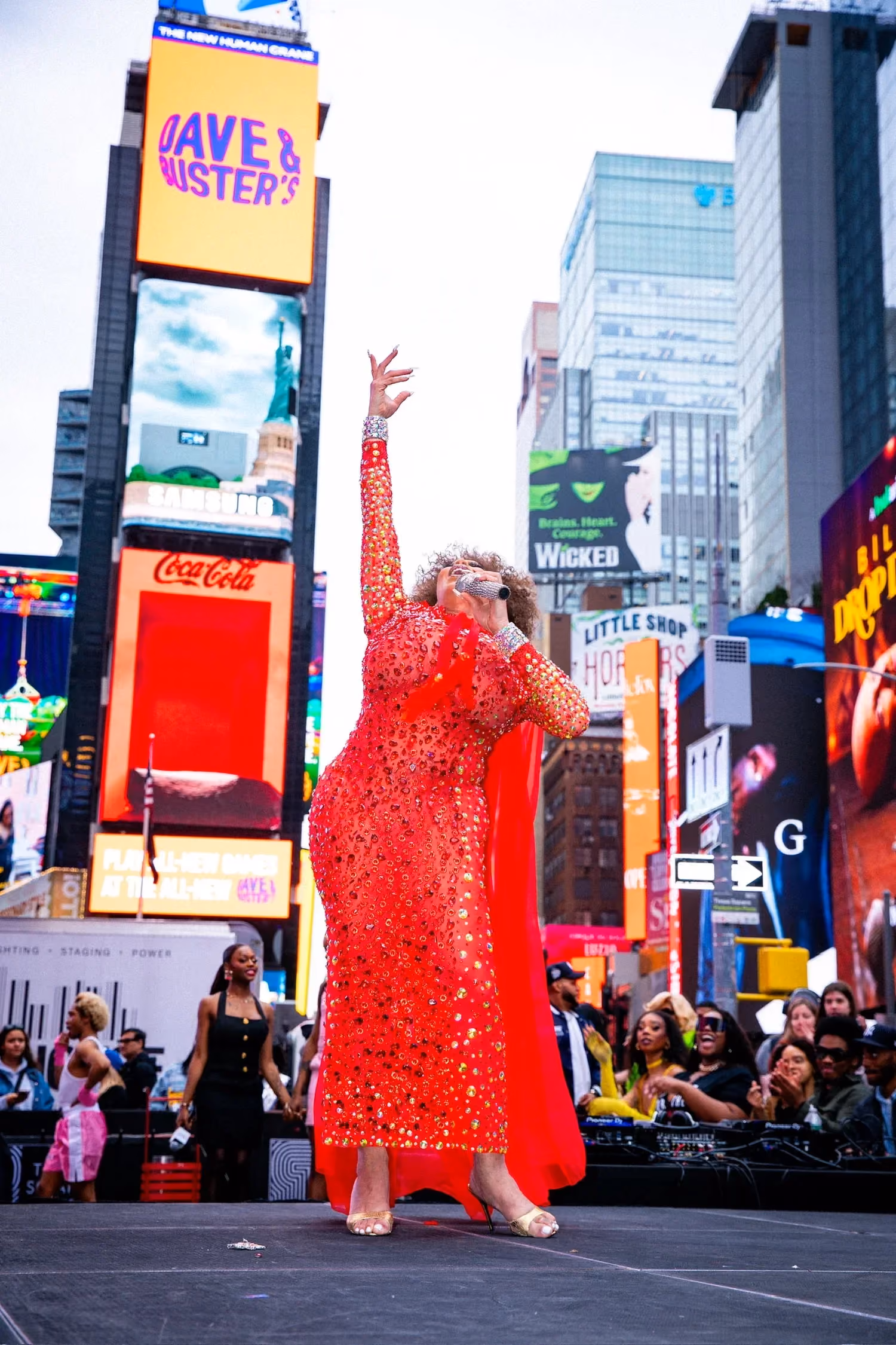 Trans Day of Visibility Times Square Performance