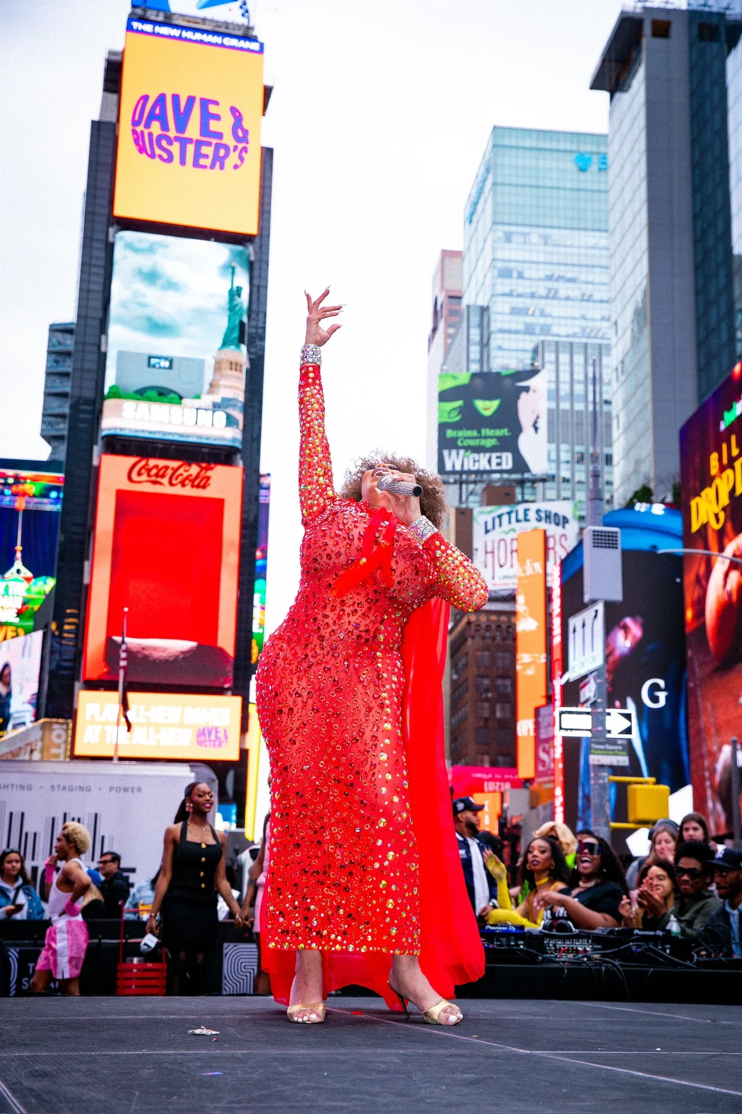 Trans Day of Visibility Times Square Performance