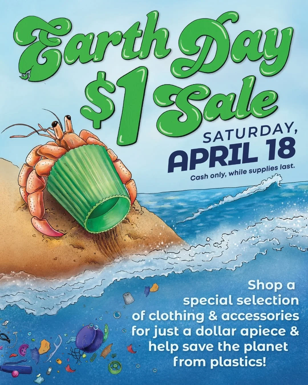 Buffalo Exchange Earth Day $1 Sale