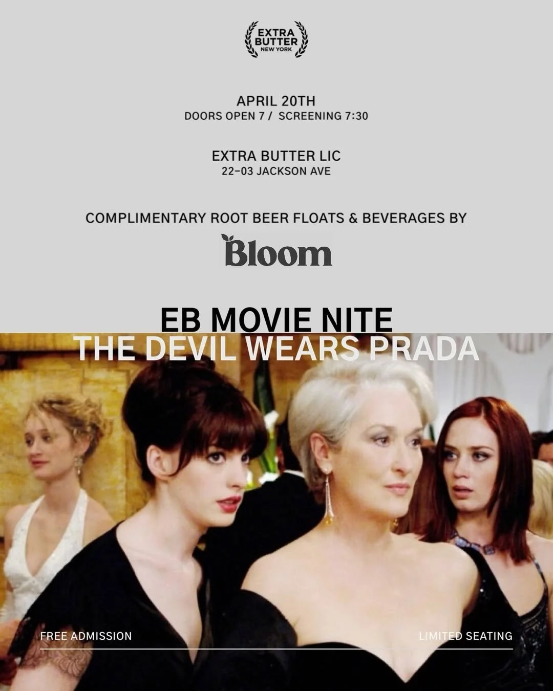 Extra Butter Monday Movie Nite: Devil Wears Prada